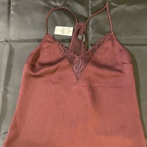 NWT Express Camisole Maroon/Brown - XS